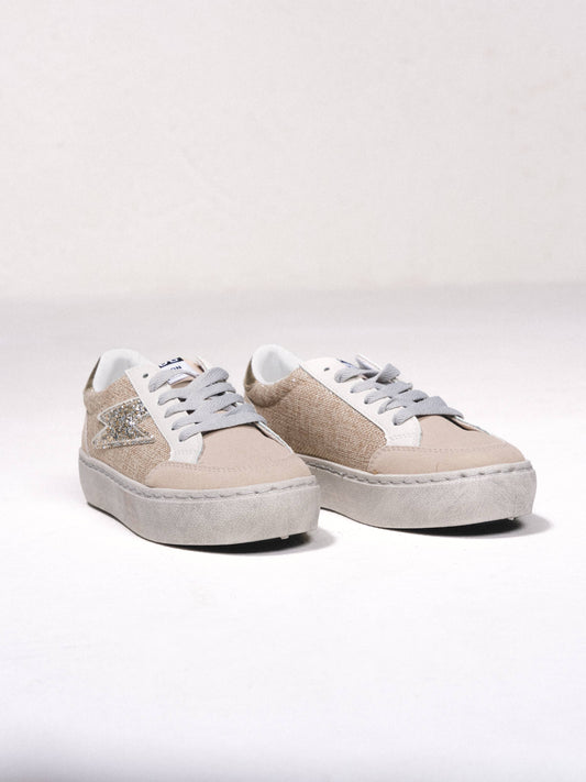 259933 - Baskets avec paillettes contrastantes
