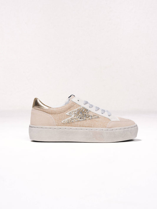259933 - Baskets avec paillettes contrastantes