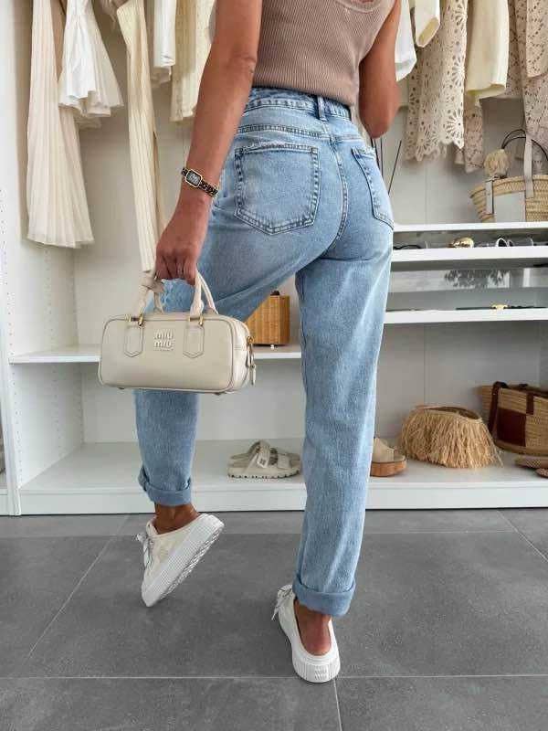 Jean Coupe Ballon Taille Haute – Stretch