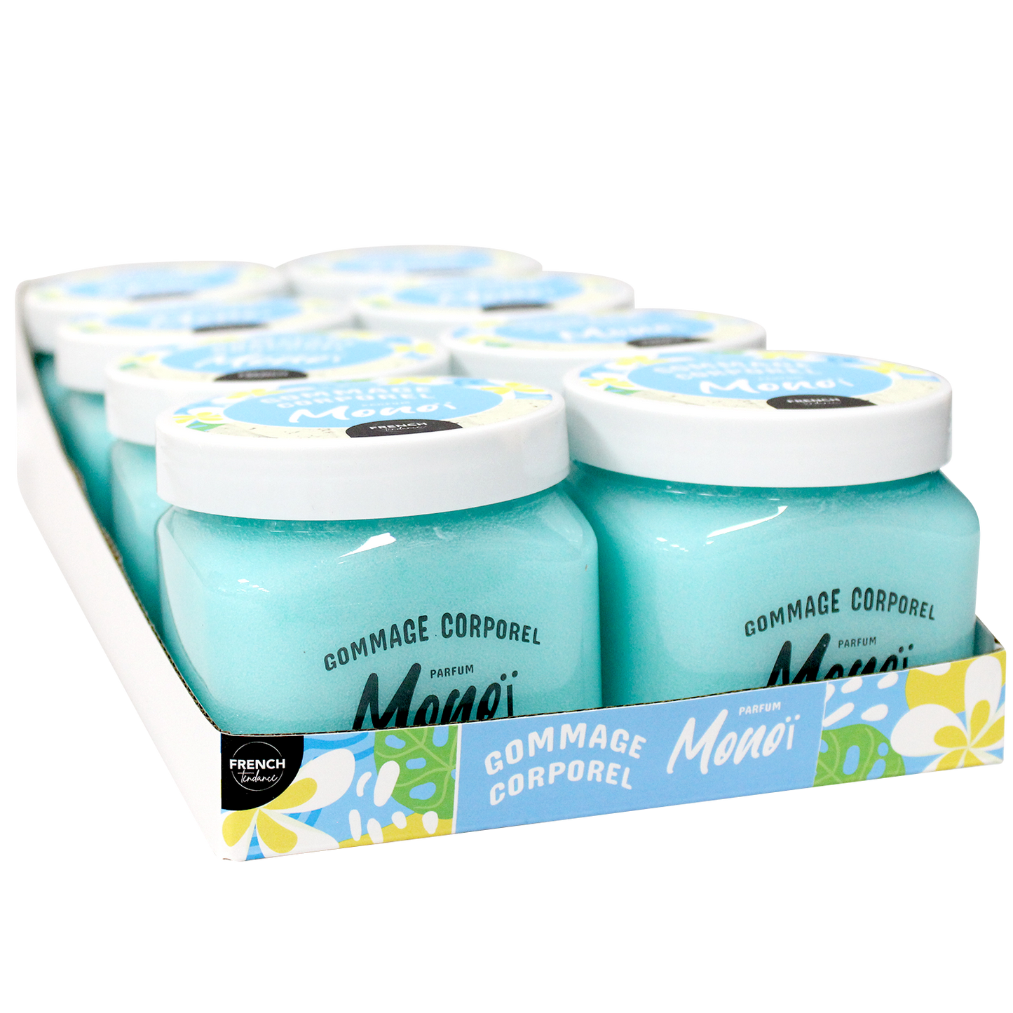 Gommage corps 470 gr - Senteur Monoï - FRENCH TENDANCE