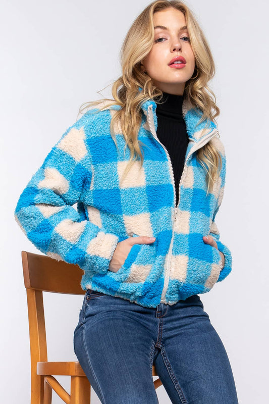 Veste en fausse fourrure